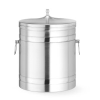 Box na led s dvojitými stěnami, BarUp, 5L, Stříbrná, ⌀200x(H)230mm
