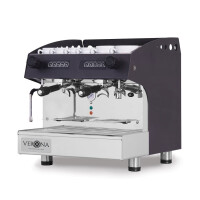 Kompaktní automatický kávovar Julia, 2-skupinový, HENDI, Kávovar JULIA Compact, 2pákový, automatický, černý, 230V/2700W, 475x563x(H)530mm