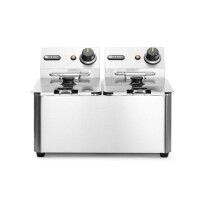 Fritéza Kitchen Line - 2x4L, HENDI, Kitchen Line, 8L, 230V/6000W, 470x380x(H)315mm