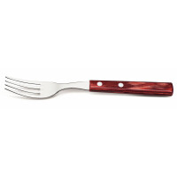 Stolní vidlička steak/pizza, řada Horeca - sada 12 ks, Tramontina, Červená, 12 ks, (L)200mm