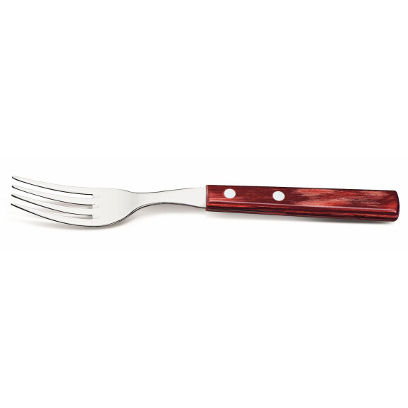 Stolní vidlička steak/pizza, řada Horeca - sada 12 ks, Tramontina, Červená, 12 ks, (L)200mm