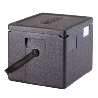 Termoizolační box Cam GoBox s černým uchem, GN 1/2, Cambro, 22,3L, Černá, 390x330x(H)316mm