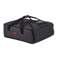 Termoizolační taška na pizzu, Cambro, na 2 pizzy s Ø 400 mm nebo 3 s Ø 350 mm, Černá, 420x460x(H)165mm
