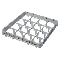 Nástavec koše full drop 500x500 mm šedý, model E1, Cambro, počet přihrádek: 16 (4x4), rozměr přihrádky: 111x111 mm, Světle šedá, 499x499x(H)51mm