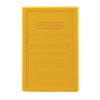 Víko pro termoizolační boxy Cam GoBox s horním plněním, Cambro, žluté, Žlutá, 600x400x(H)34mm