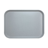 Polyesterový tác Versa s vysokým okrajem, žulový, Cambro, žula, Světle šedá, 360x460mm