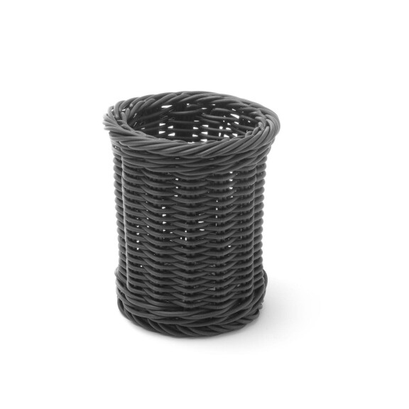 Koš na příbory, HENDI, Černá, ⌀100x(H)120mm