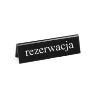 Cedulka "rezervováno", HENDI, rezerwacja, 130x30x(H)38mm