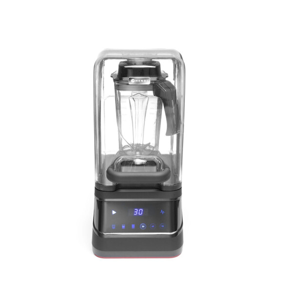Barový mixér digitální se zvukovou skříní, HENDI, 2,5L, Černá, 220-240V/1680W, 250x300x(H)546mm