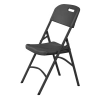 Cateringová židle černá, HENDI, max. nosnost 180 kg., Černá, 540x440x(H)840mm