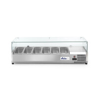 Chladicí zásobník GN 1/3, Arktic, 6x GN 1/3, 230V/180W, 1405x420x(H)456mm