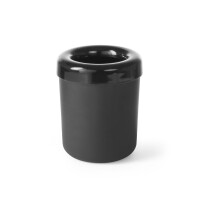 Stolní koš nebo stojan na příbory, HENDI, Černá, ⌀130x(H)160mm
