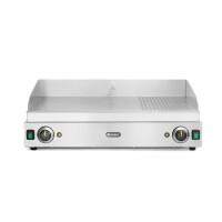 Mřížka 1/3 žebrovaná, HENDI, Profi Line, 2/3 plochý, 1/3 žebrovaný, 230V/3500W, 720x550x(H)245mm