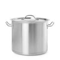 Vysoký hrnec s poklicí, HENDI, Budget Line, 17L, ⌀280x(H)280mm