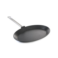 Oválná pánev na ryby Titanium Professional, HENDI, 400x275x(H)35mm