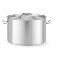 Střední hrnec s poklicí, HENDI, Budget Line, 32L, ⌀400x(H)260mm