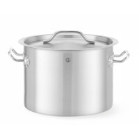 Střední hrnec s poklicí, HENDI, Budget Line, 9L, ⌀250x(H)180mm