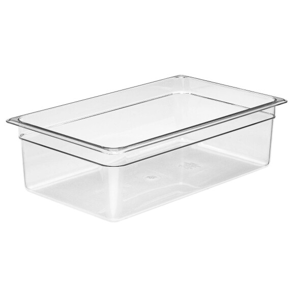 Nádoba Camwear GN 1/1 z polykarbonátu, Cambro, GN 1/1, 19,5L, Průhledná, 325x530x(H)150mm