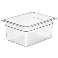 Nádoba Camwear GN 1/2 z polykarbonátu, Cambro, GN 1/2, 8,9L, Průhledná, 325x260x(H)150mm