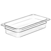 Nádoba Camwear GN 1/3 z polykarbonátu, Cambro, GN 1/3, 2,4L, Průhledná, 325x176x(H)65mm