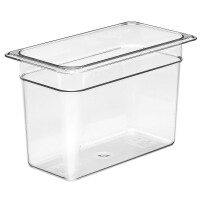 Nádoba Camwear GN 1/3 z polykarbonátu, Cambro, GN 1/3, 6,9L, Průhledná, 325x176x(H)200mm
