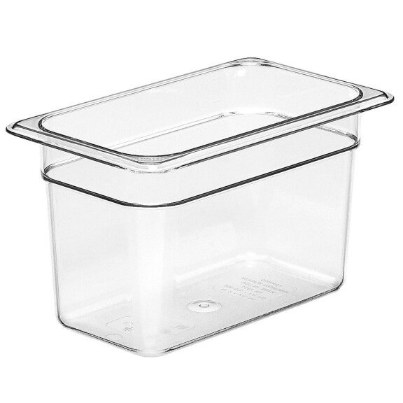 Nádoba Camwear GN 1/4 z polykarbonátu, Cambro, GN 1/4, 3,7L, Průhledná, 162x265x(H)150mm