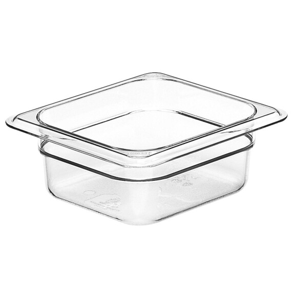 Nádoba Camwear GN 1/6 z polykarbonátu, Cambro, GN 1/6, 1L, Průhledná, 162x176x(H)65mm