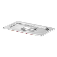 Víko pro nádoby GN se silikonovým těsněním, HENDI, Profi Line, GN 1/4, 265x162mm