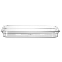 Kontejner GN 1/1 polykarbonát, HENDI, Profi Line, GN 1/1, 9L, Průhledná, 530x325x(H)65mm