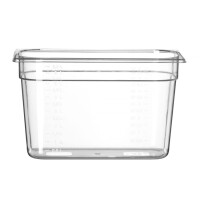 Kontejner GN 1/3 polykarbonát, HENDI, Profi Line, GN 1/3, 7,8L, Průhledná, 325x176x(H)200mm