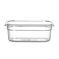 Kontejner GN 1/4 polykarbonát, HENDI, Profi Line, GN 1/4, 2,8L, Průhledná, 265x162x(H)100mm