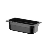 Kontejner GN 1/3 černý polykarbonát, HENDI, Profi Line, GN 1/3, 4L, Černá, 325x176x(H)100mm
