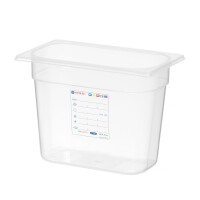 Kontejner GN 1/4 HACCP, HENDI, GN 1/4, 5,5L, Průhledná, 265x162x(H)200mm