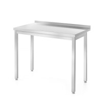 Nástěnný stůl – přišroubovaný, hloubka 700 mm, HENDI, Kitchen Line, 1000x700x(H)850mm