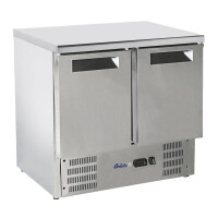 Chlazený stůl s pracovní deskou z nerezové oceli, Arktic, stůl chladící, 146L, 220-240V/143W, 900x700x(H)850mm