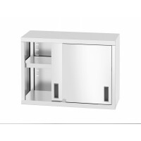 Nástěnná skříň – svařovaná, s posuvnými dveřmi, HENDI, Profi Line, 800x300x(H)600mm