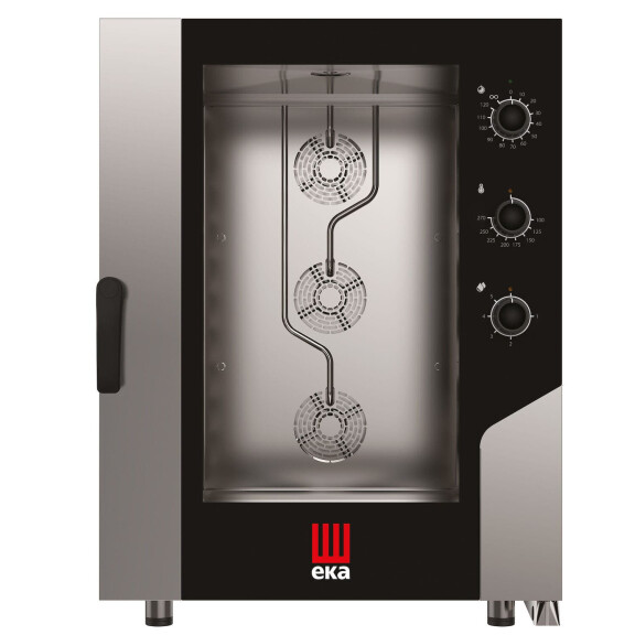 Konvektomat Millennial Smart Bakery, 10 × 600 × 400 mm - elektromechanicky ovládaný, elektrický, Tecnoeka, 400V/15500W, 850x1041x(H)1130mm