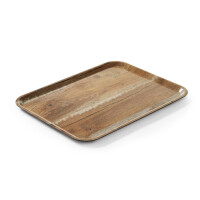 Servírovací tác Capri, Cambro, hnědý dub, Dřevo, 330x430mm