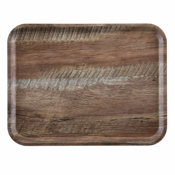 Servírovací tác Capri, Cambro, tmavý dub, Tmavé dřevo, 330x430mm