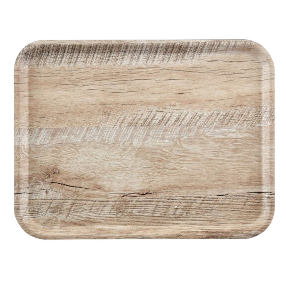 Servírovací tác Capri, Cambro, světlý dub, Světlé dřevo, 370x530mm