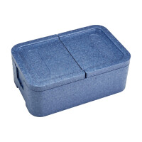 2-komorový termoizolační box GoBox, Cambro, Modrá, 437x276x(H)175mm