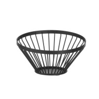 Košík na ovoce kulatý šikmý černý, HENDI, ⌀150x(H)80mm