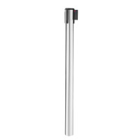 Bariérová lišta se stříbrnou páskou bez základny, HENDI, ø64x(H)935mm