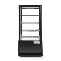 Chlazená skříň displeje, 78 l, Arktic, černá, 230V/170W, 444x397x(H)940mm