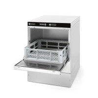 Myčka nádobí K40, HENDI, s odpadním čerpadlem a dávkovačem mycího prostředku, 230V/2800W, 472x566x(H)705mm
