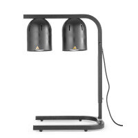 Lampa na ohřev jídla, dvojitá, HENDI, Černá, 230V/250W, 453x360x(H)790mm
