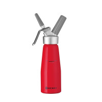 Láhev na šlehačku, HENDI, Kitchen Line, červená, 0,5L, Červená, ⌀80x(H)260mm