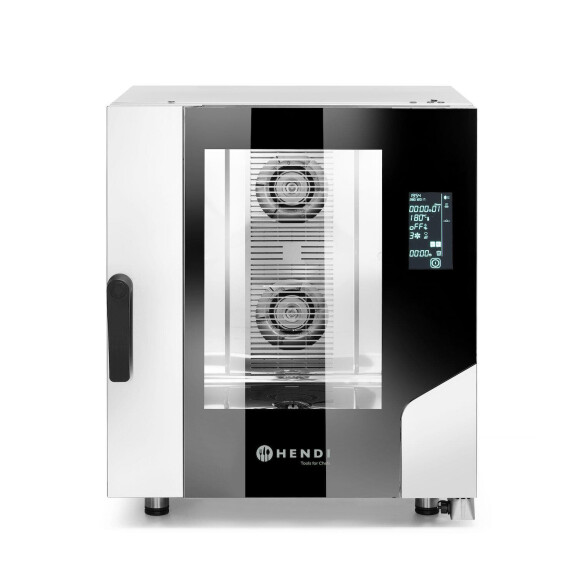 Konvektomat 6x GN 1/1, elektrický, elektronické ovládání, HENDI, 400V/10400W, 730x784x(H)850mm