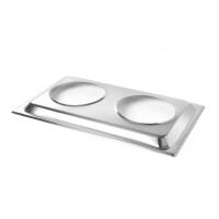 Adaptér GN 1/1 pro 2 vložky bemar, HENDI, nástavba, GN 1/1, 530x325x(H)30mm