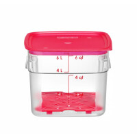 Nádoba na potraviny CamSquares Fresh Pro , Cambro, 5,7L, Priehľadná, 229x229x(H)180mm